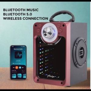 JMFinger Portable Bluetooth Speaker with Subwoofer Rich Bass Wireless Stereo